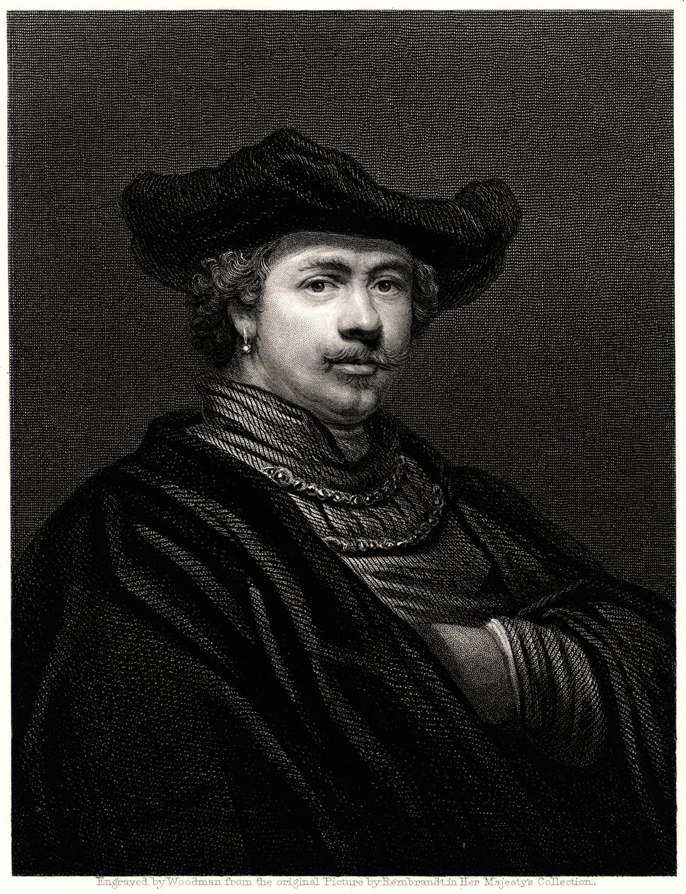 Rembrandt, 19. yüzyıl by Woodman