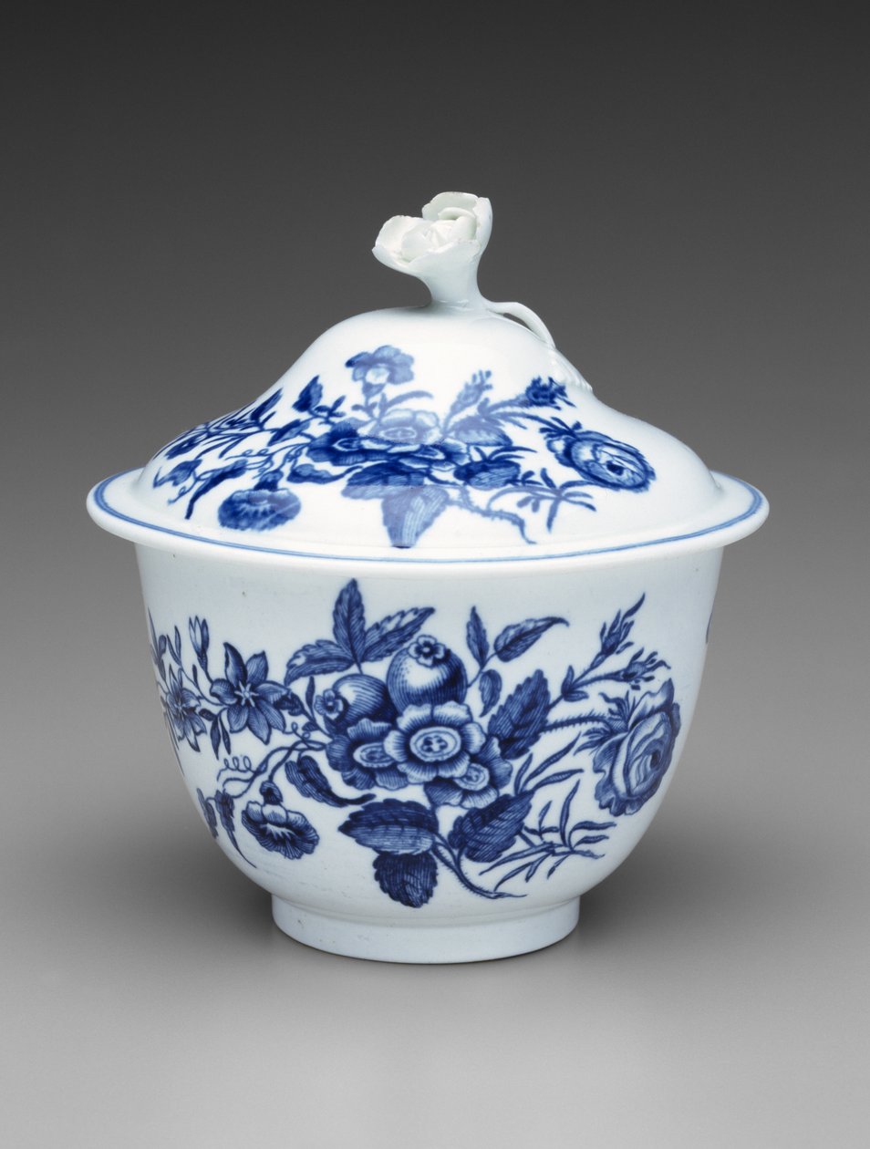 Kapalı Şekerlik, c. 1760-1780 (yumuşak hamurlu porselen) by Worcester Porcelain Manufactory