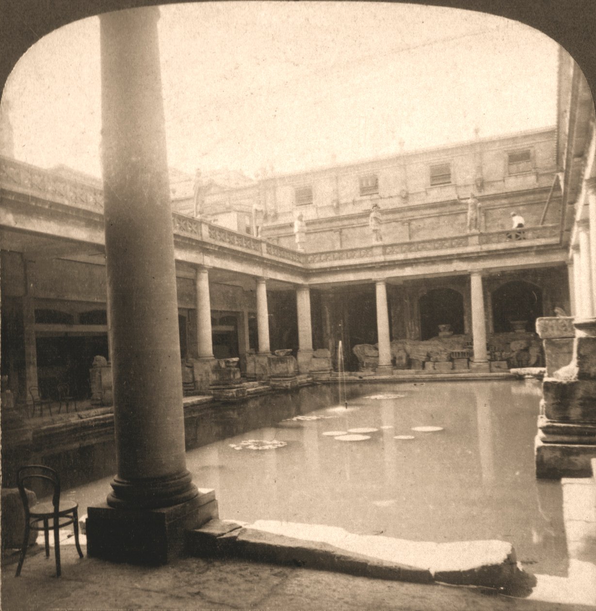 Roma Hamamları, Bath, İngiltere, 1900. by Works and Sun Sculpture Studios