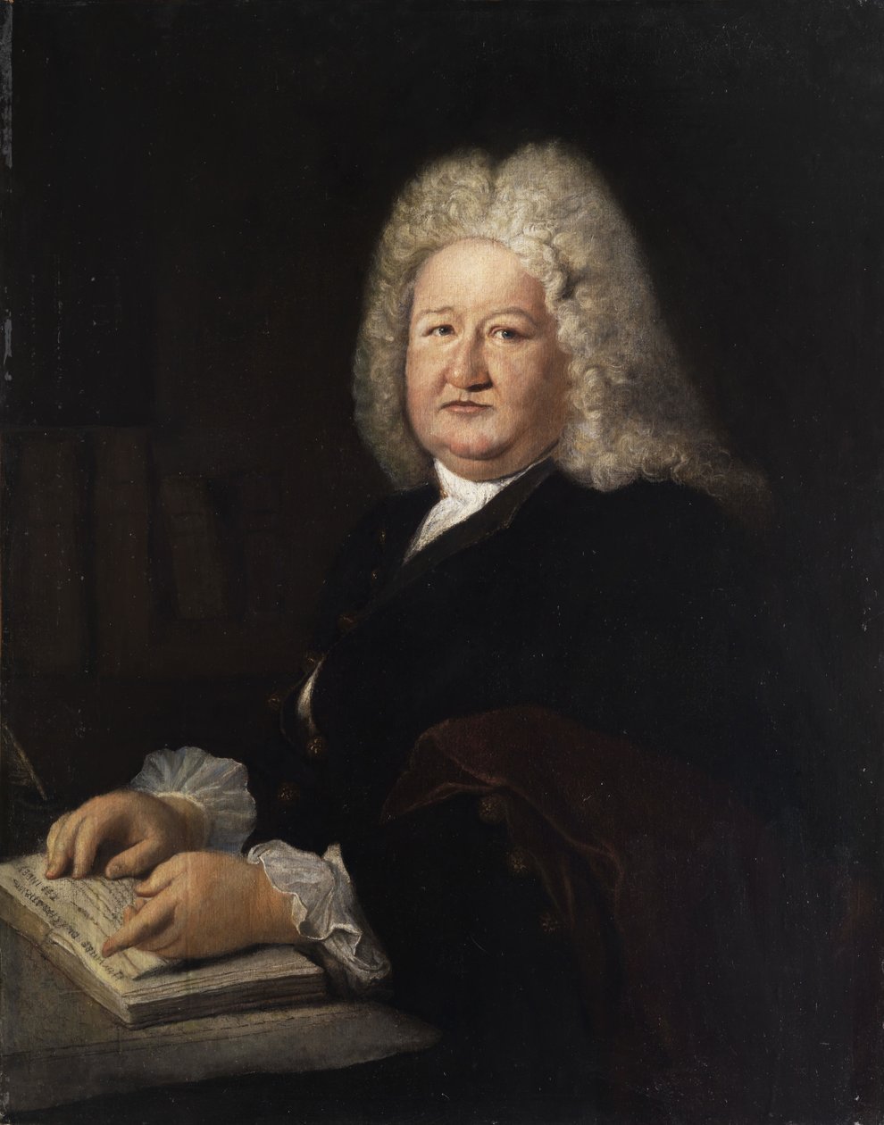 Portre Mathurin Veyssière de La Croze by Workshop of Antoine Pesne