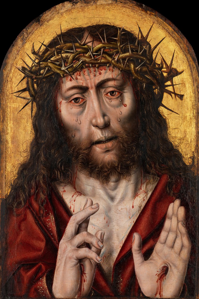 Acıların Adamı, ca. 1525. by Workshop of Aelbert Bouts