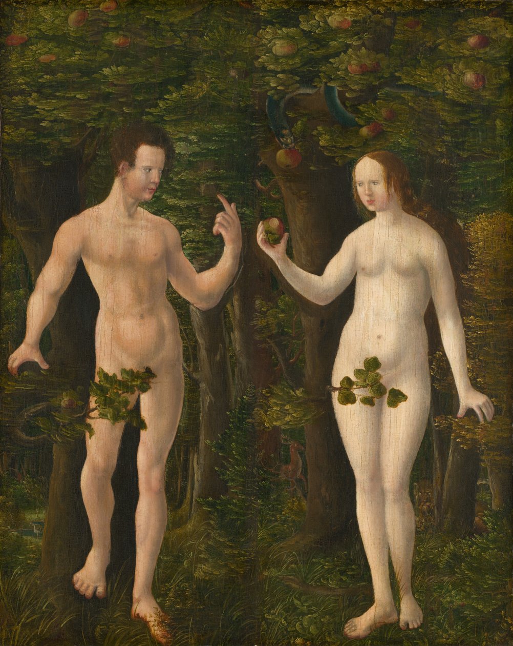 İnsanın Düşüşü [orta panel], c. 1535. by Workshop of Albrecht Altdorfer