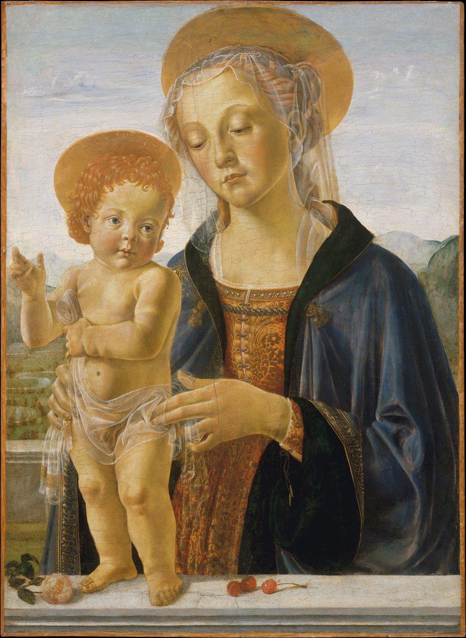 madonna ve çocuk by Workshop of Andrea Verrocchio