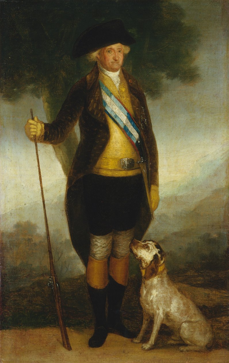 Huntsman olarak İspanya Charles IV by Workshop of Francisco Goya