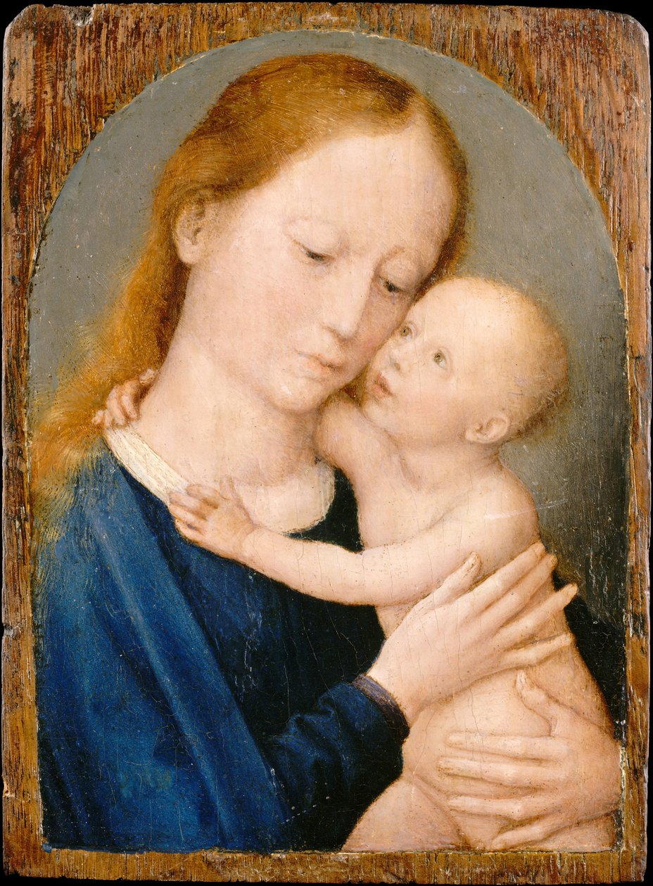 Bakire ve Çocuk, 1490-1523. by Workshop of Gerard David