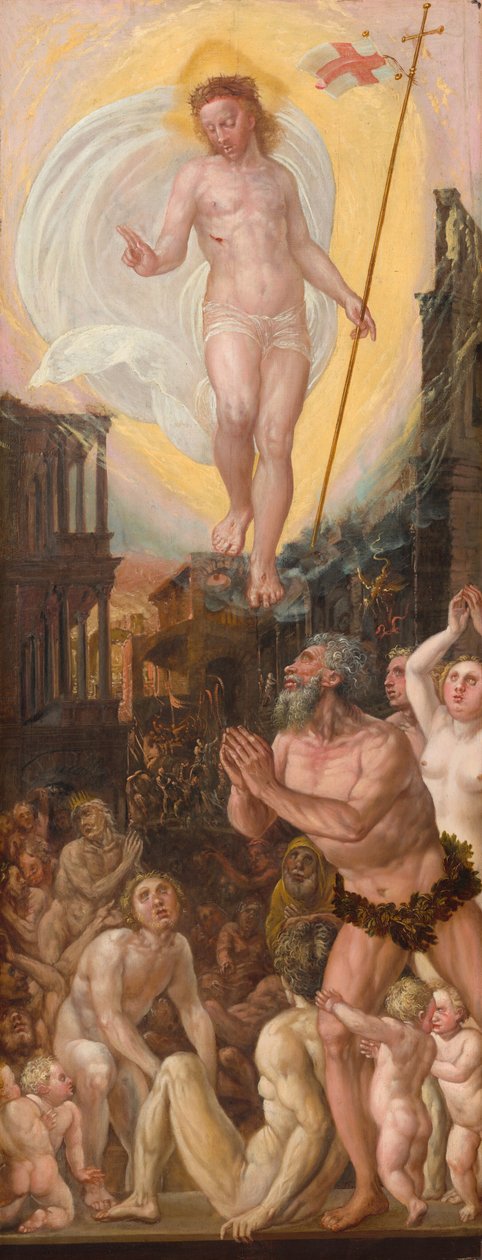 Araftaki İsa, c. 15501575. by Workshop of Hans Mielich