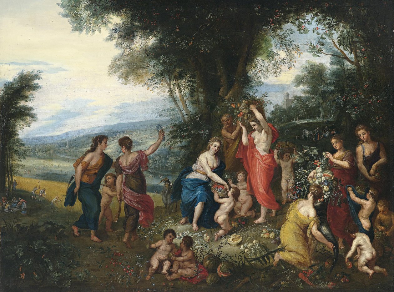 Yaz Alegorisi by Workshop of Jan Brueghel the Elder