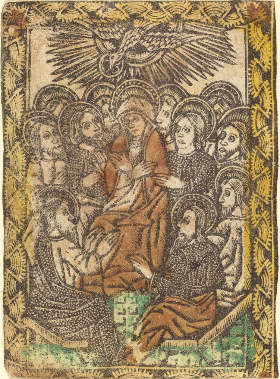 Pentekost by Workshop of Master of the Borders with