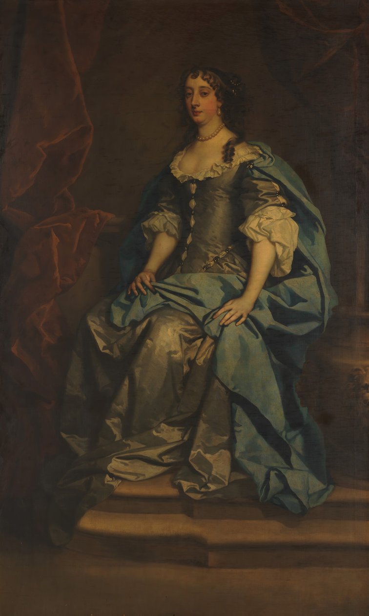 Barbara Villiers 1640-1709, Cleveland Düşesi. by Workshop of Sir Peter Lely