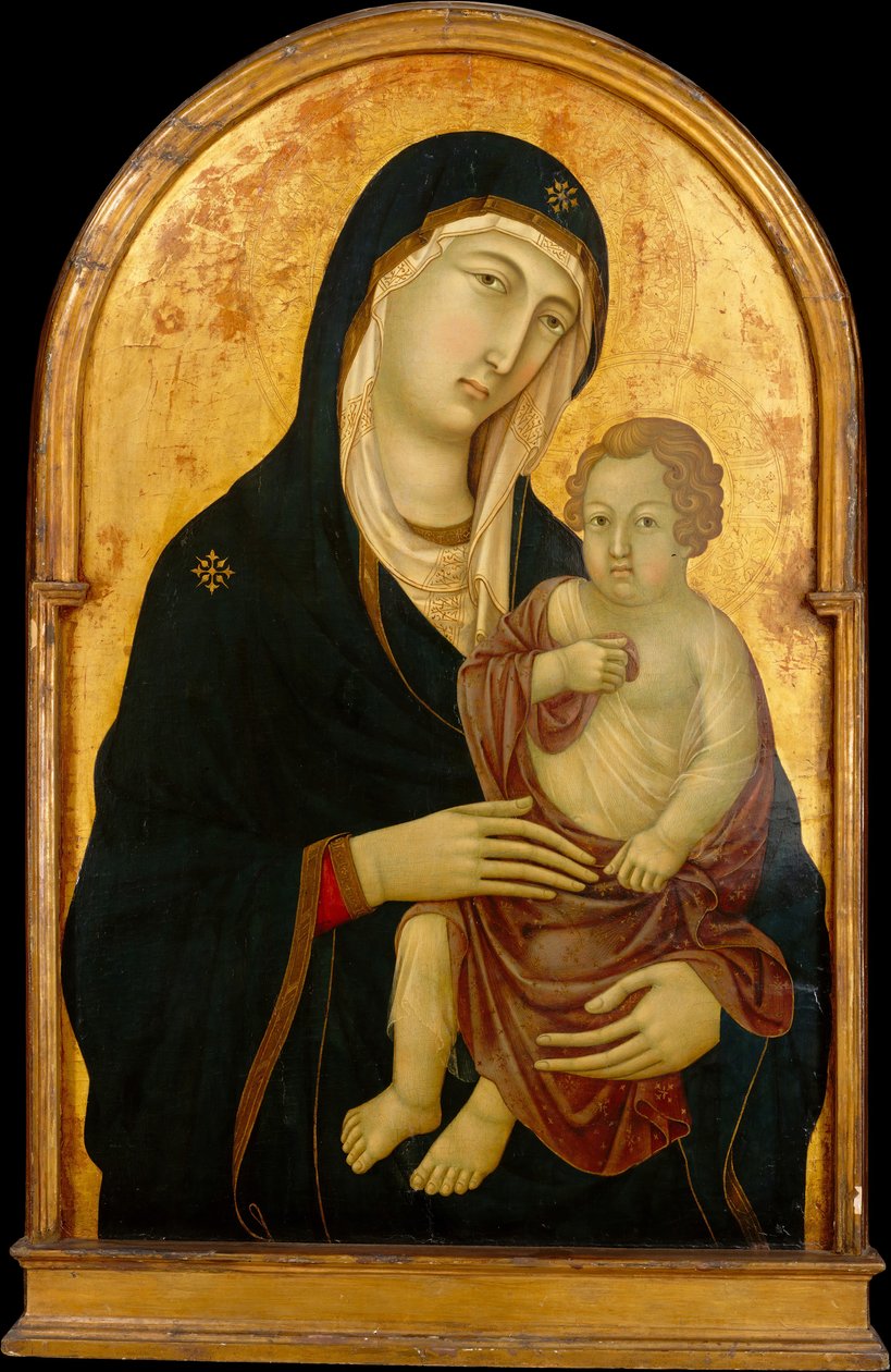 Madonna ve Çocuk, ca. 1325. by Workshop of Ugolino da Siena