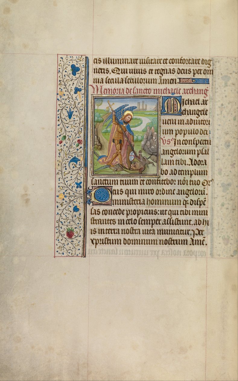 Aziz Michael ve Ejderha by Workshop of Willem Vrelant