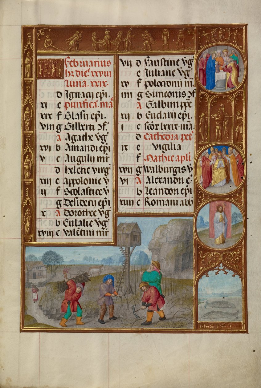 Bağda Çalışmak; Balık Burcu by Workshop of the Master of James IV of Scotland