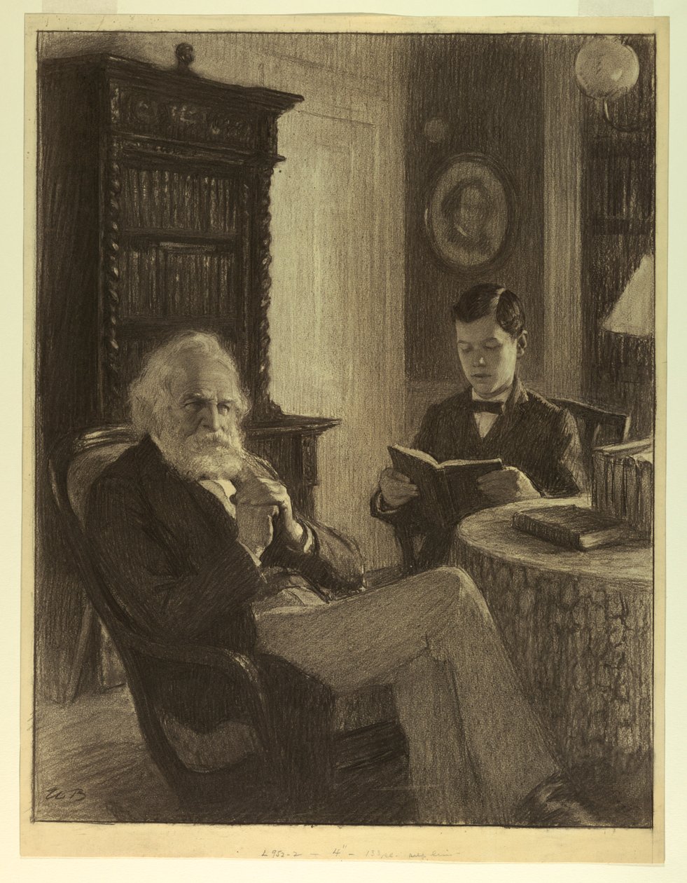 Çalışmasında Longfellow by Worth Brehm