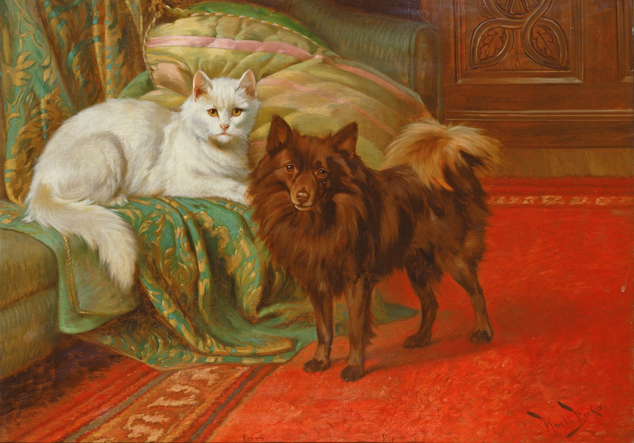 kedicik ve pip by Wright Barker