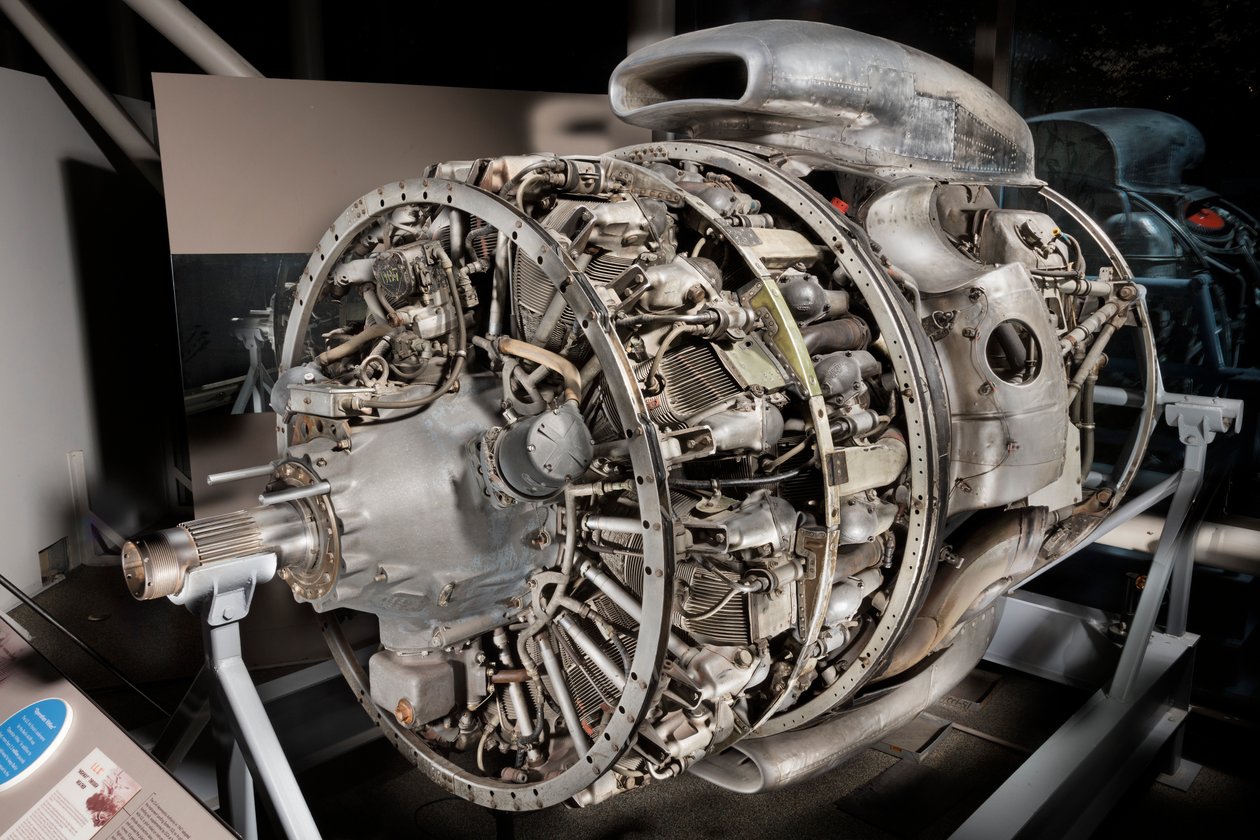 Wright Turbo Cyclone 18R-3350-TC 972TC18DA2, 2 Sıralı, Radyal Motor, 1952. by Wright Aeronautical