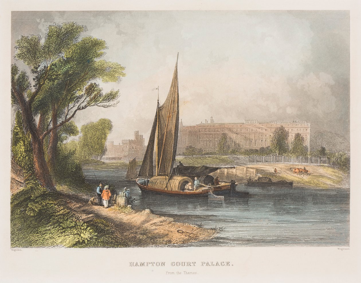 Thames'ten görünüm by Wrightson Wrightson