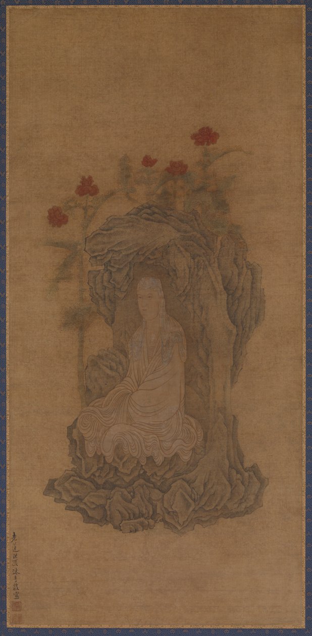Beyaz cüppeli Guanyin by Wu Bin