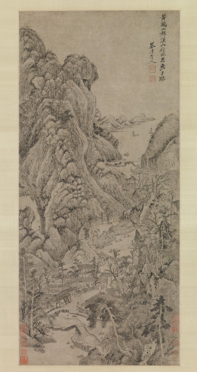 Akarsular ve Dağlar Arasındaki Gezginler, muhtemelen 1670