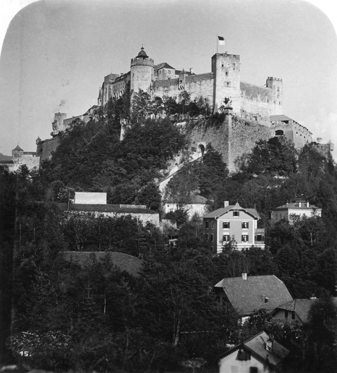 Hohensalzburg Kalesi, Salzburg, Avusturya, c1900