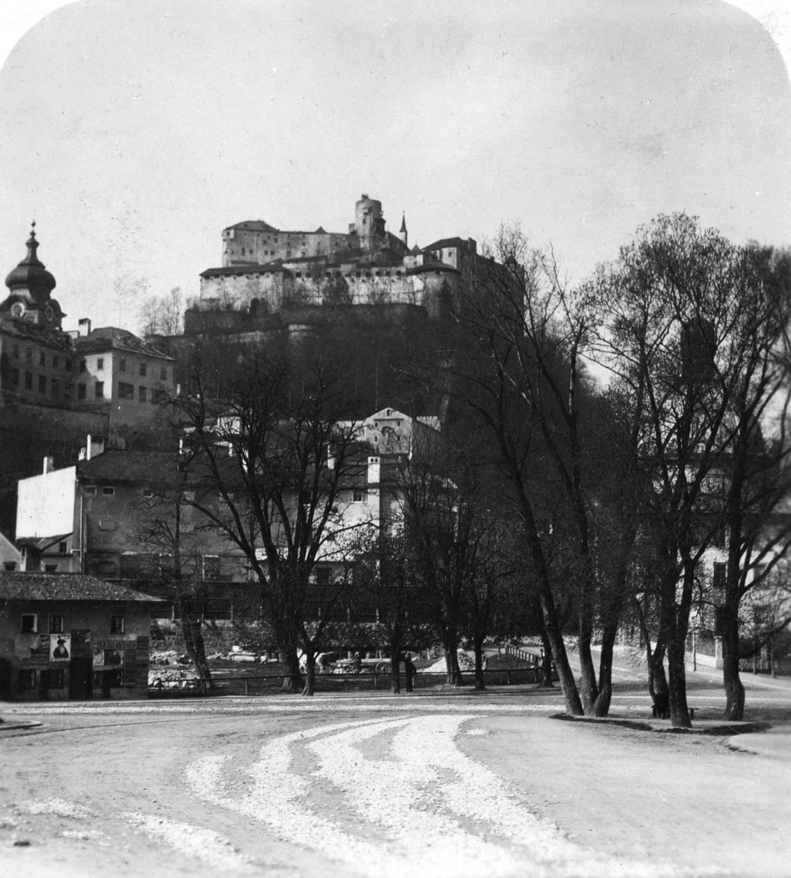 Hohensalzburg Kalesi, Salzburg, Avusturya, c1900'ler. by Wurthle and Sons