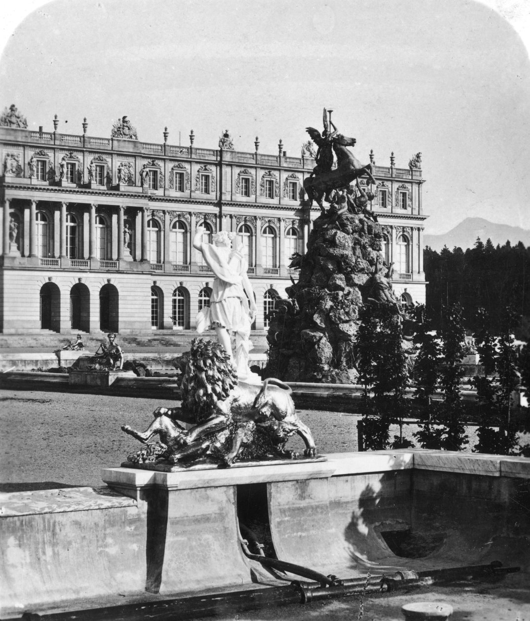 Herrenchiemsee Sarayı, Bavyera, Almanya, 1900