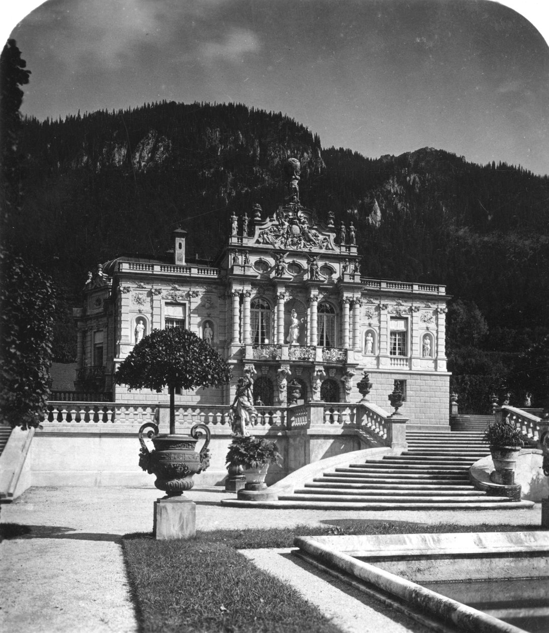 Linderhof Sarayı, Bavyera, Almanya, 1900