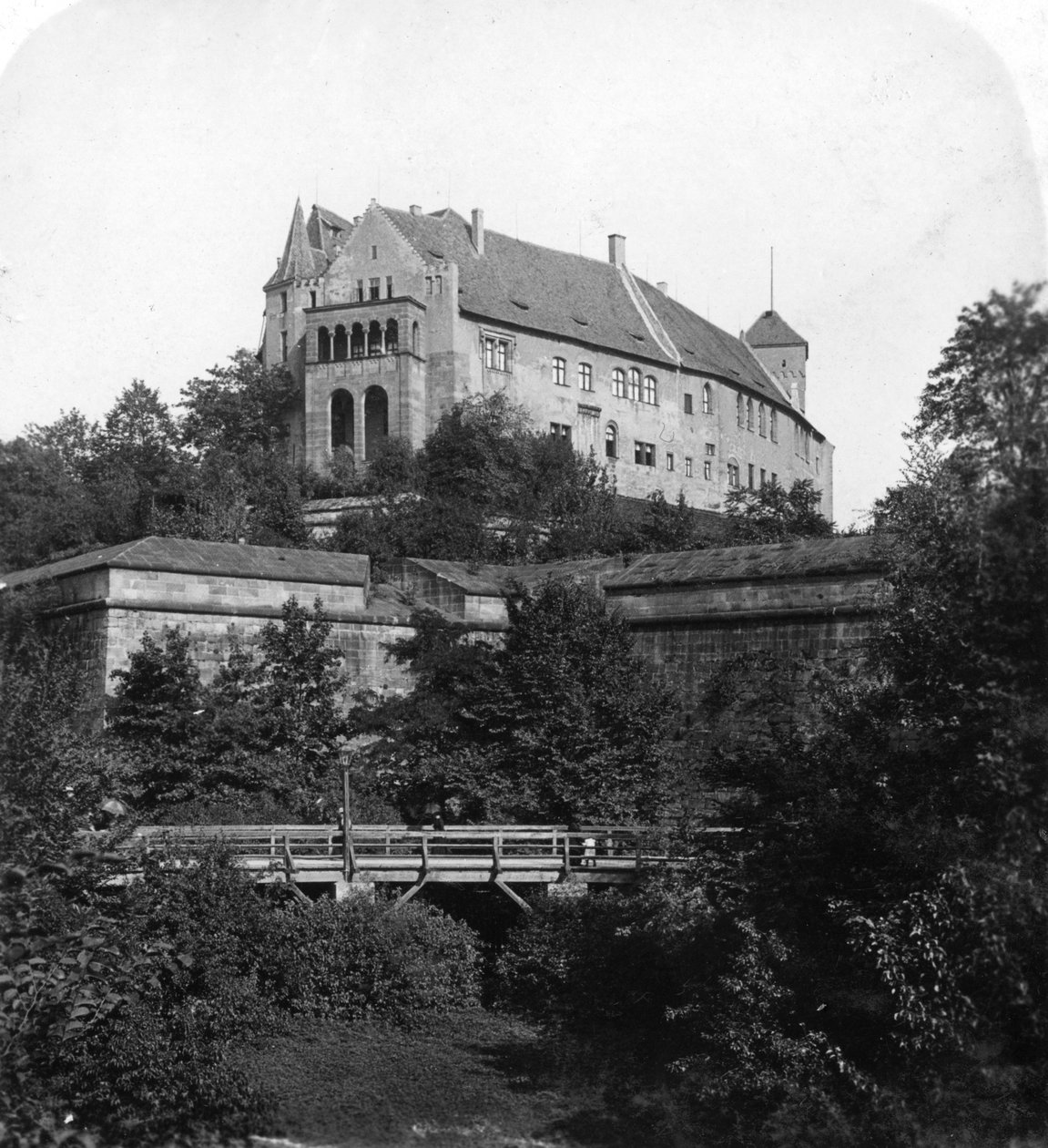 Nürnberg Kalesi, Nürnberg, Almanya, 1900