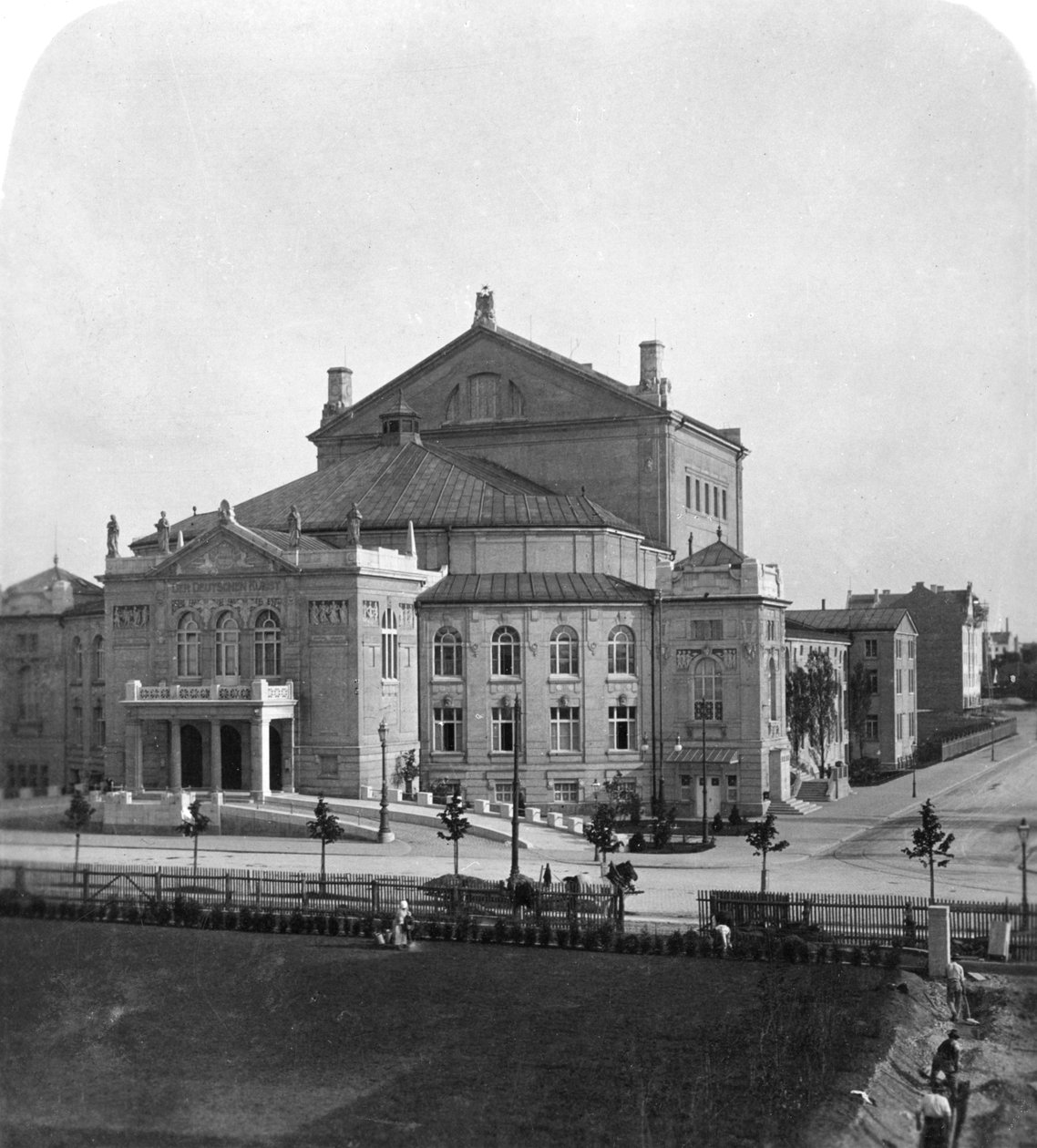 Prinzregenten Tiyatrosu, Münih, Almanya, c1900 by Wurthle and Sons