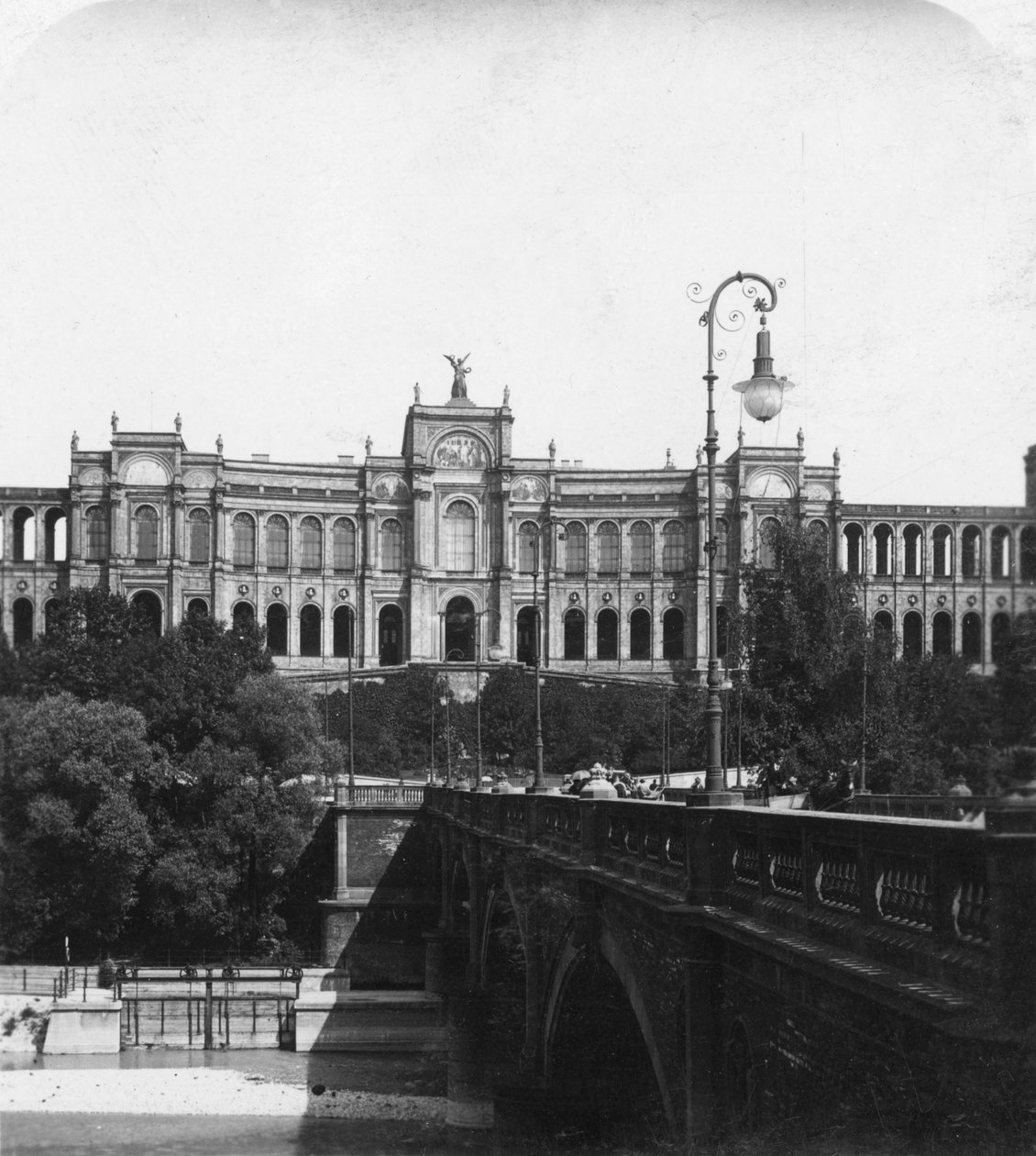 Maximilianeum, Münih, Almanya, c1900. by Wurthle and Sons