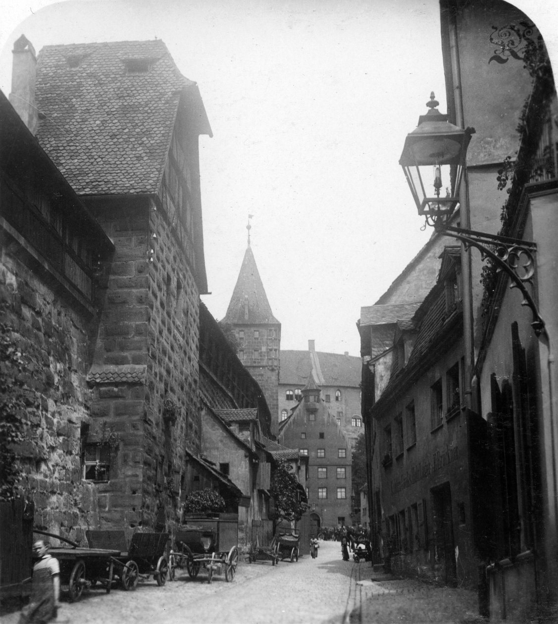 Tiergartnertor, Nürnberg, Almanya, 1900
