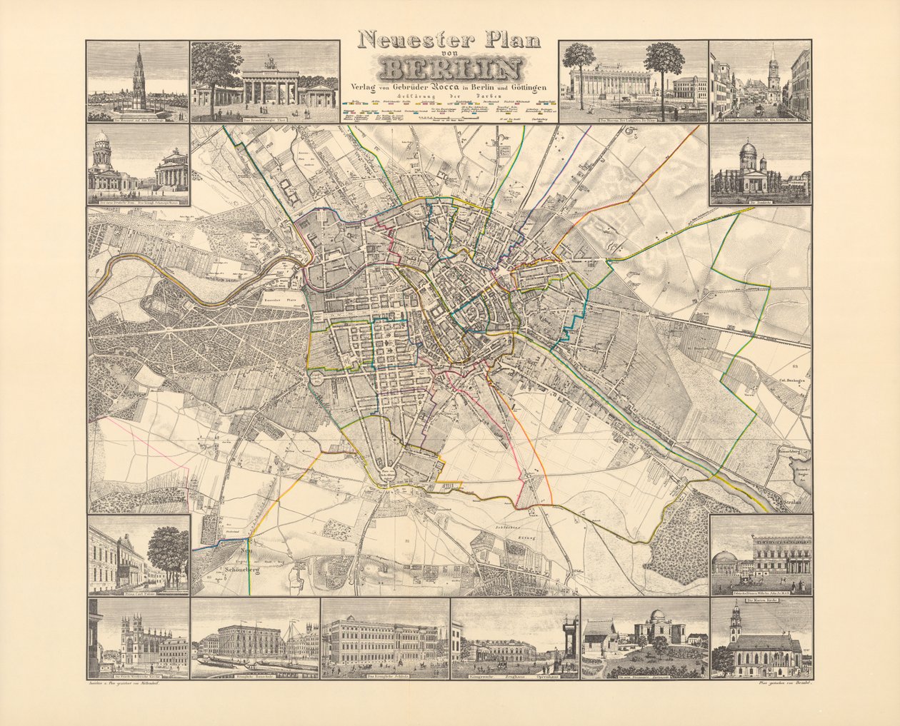 Verlag von Gebrueder Rocca tarafından yayınlanan Berlin