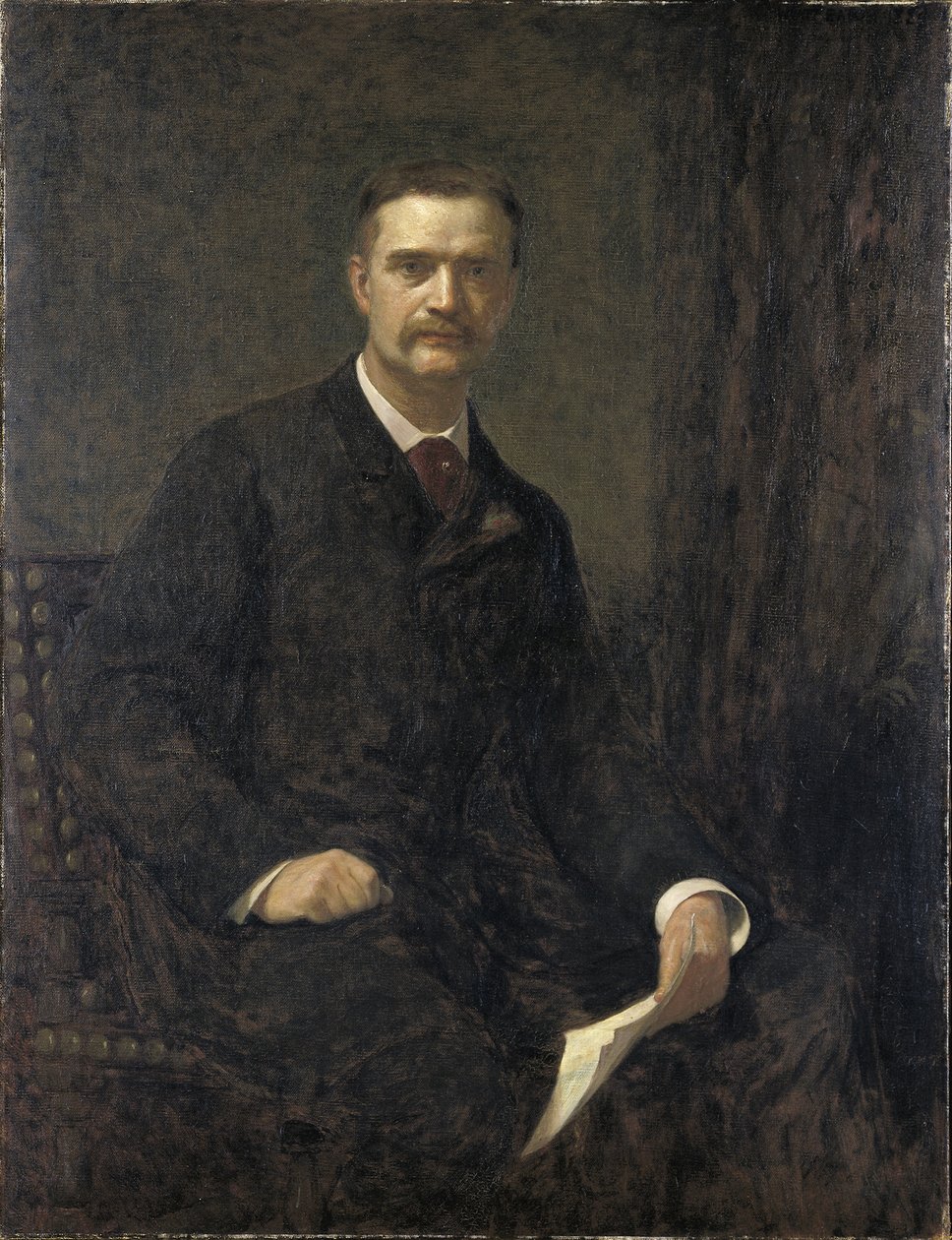 William T. Evans, 1889. by Wyatt Eaton