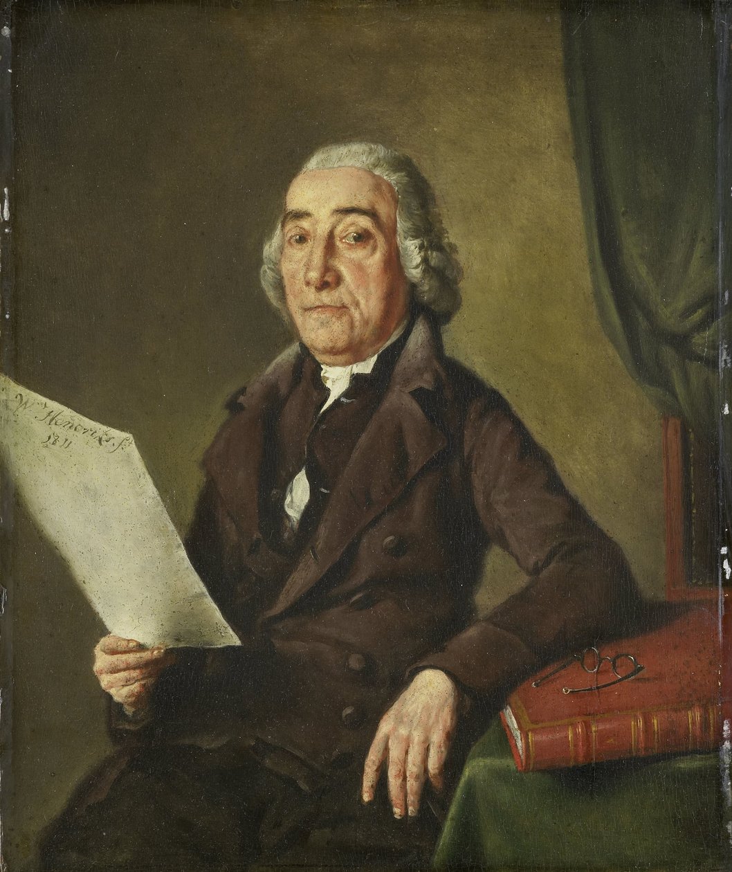 Jacob de Vos Sr. (1735-1833), Amsterdam Sanat Koleksiyoncusu by Wybrand Hendriks