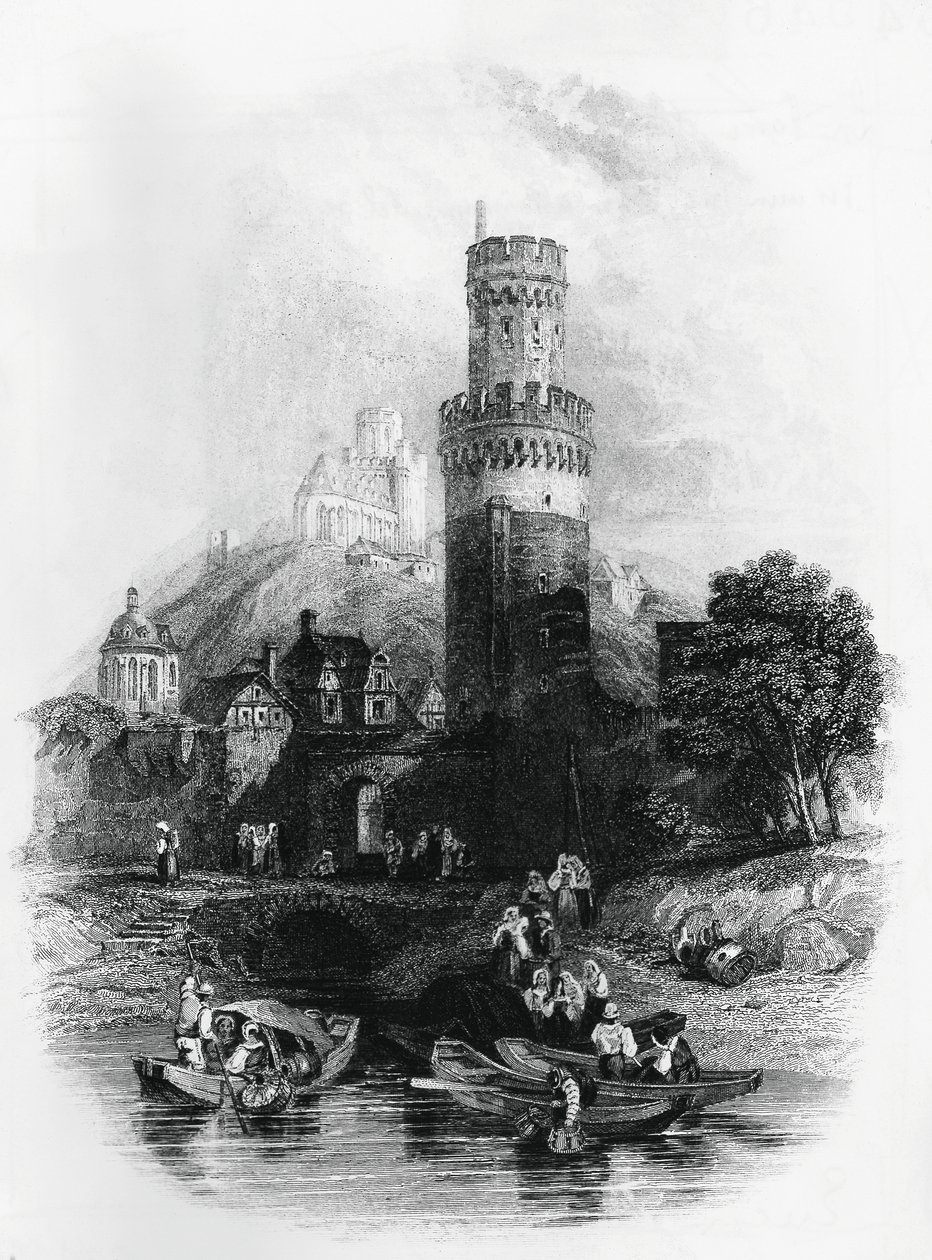 Xavier De Maistre'nin (1763-1852) romanı Aosta'dan Leper için resim, gravür by Xavier de Maistre