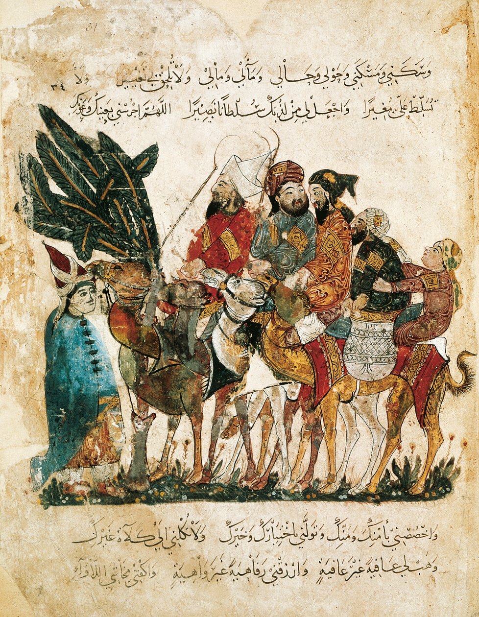 Arap tüccarlar kervanı, Al-Hariri