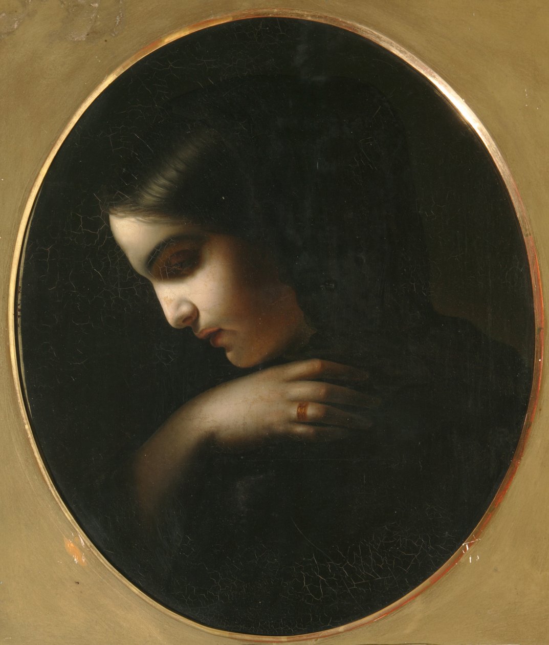 Genç Dul, 1850 by Yakov Fyodorovich Kapkov
