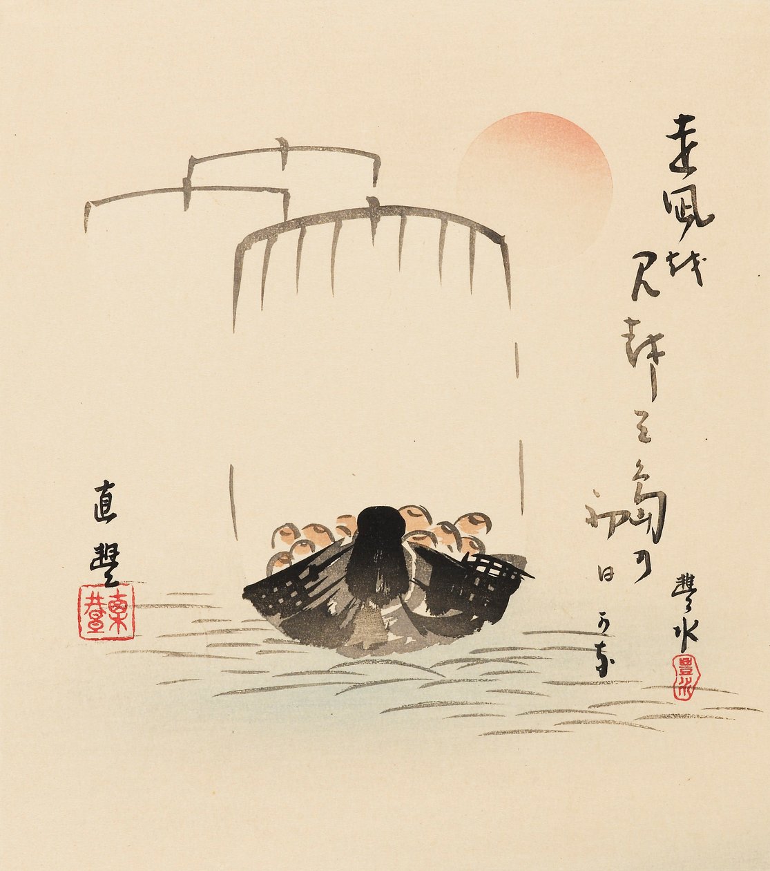 Tahta baskı - Takarabune, 19. yüzyıl sonu by Yamamoto Hosui