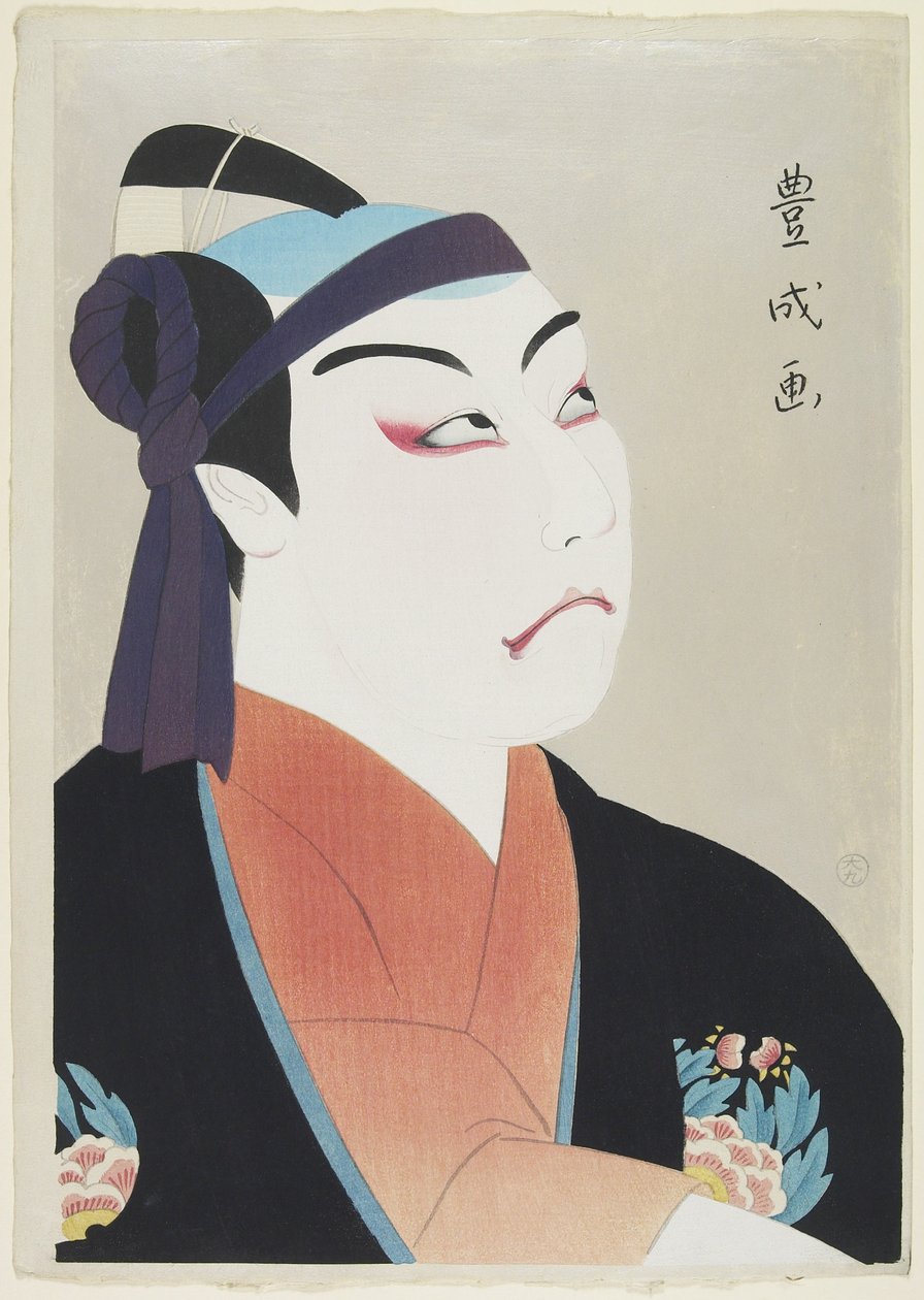 Aktör Matsumoto K?shir? VII as Sukeroku, 1920 (renkli tahta baskı) by Yamamura Koka