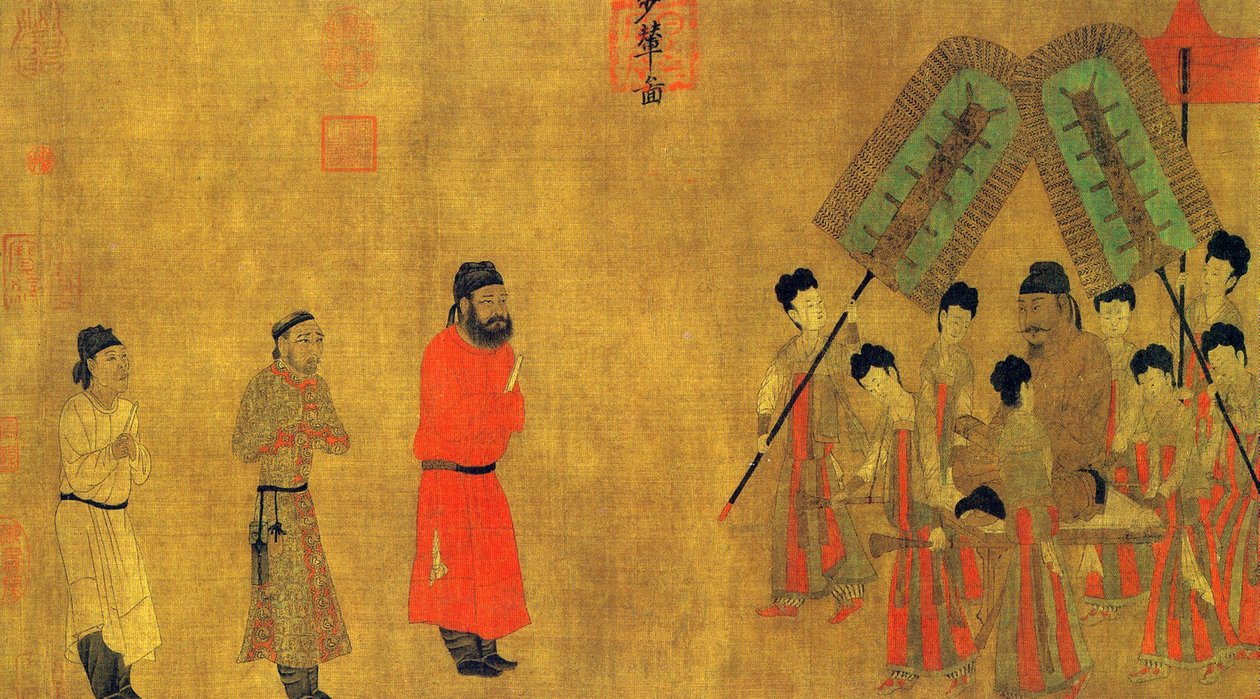 İmparator Taizong, Tibet büyükelçisi Ludongzan