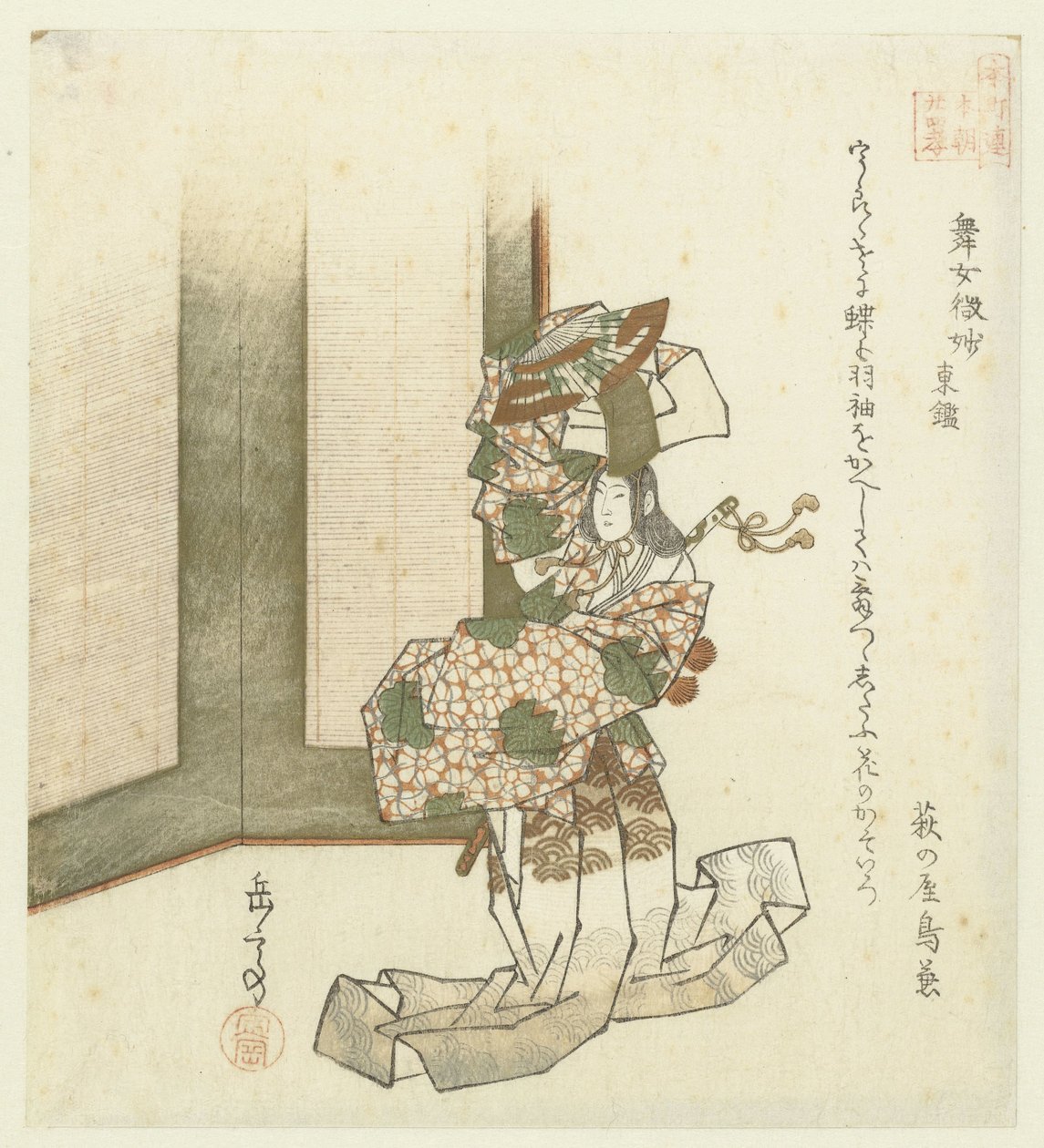 Honchôren için yirmi dört Japon evlada dindarlığı örneği (dizi adı) by Yashima Gakutei