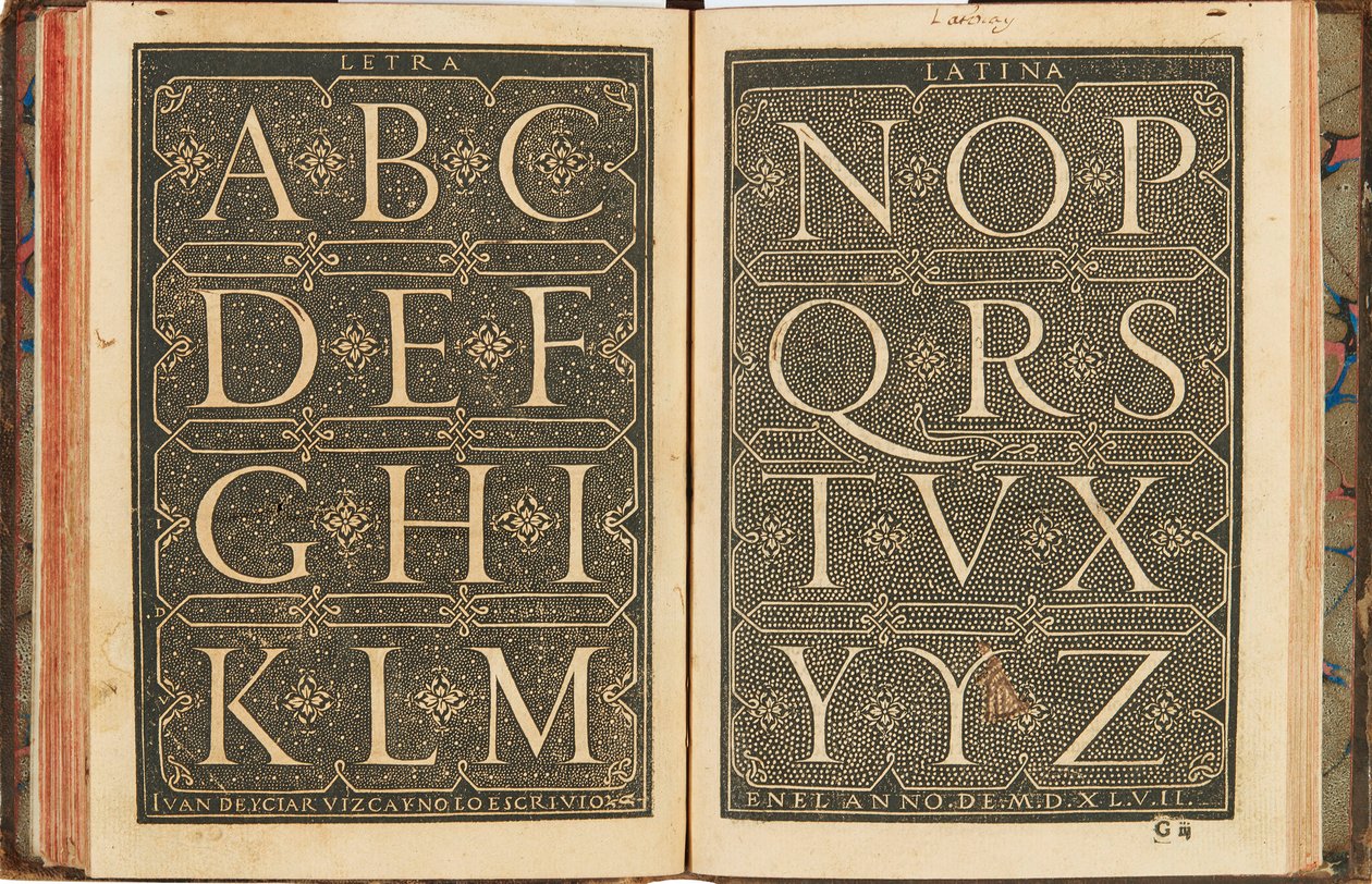 Recoopiacion alt başlığı, Orthographia Pratica başlıklı, 1548 by Yciar