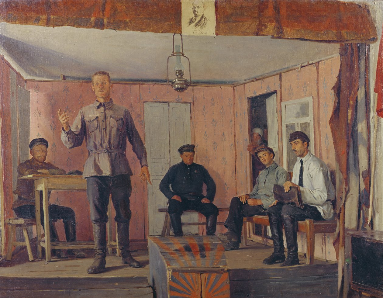 Köy Komitesinin Toplanması by Yefim Cheptsov