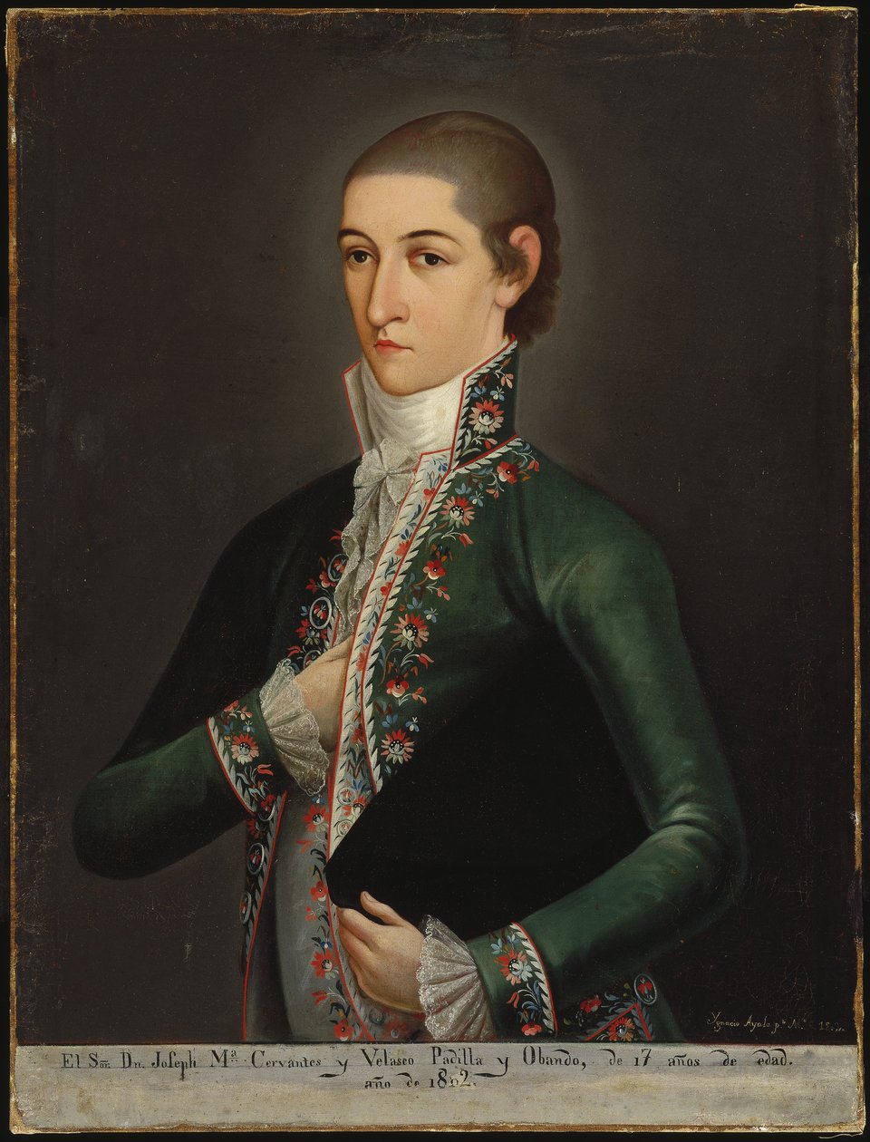 Don Jose Maria Cervantes ve Velasco Padilla y Obando, 1802 by Ygnacio Ayala