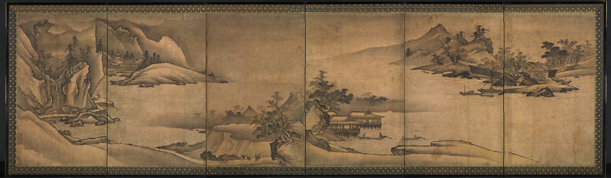 Dört Mevsim Manzarası by Yi Sumun (Korean, b. c. 1404)
