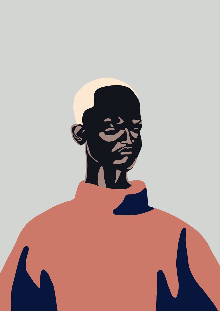 Başlıksız Portre, 2016, (dijital) by Yi Xiao Chen