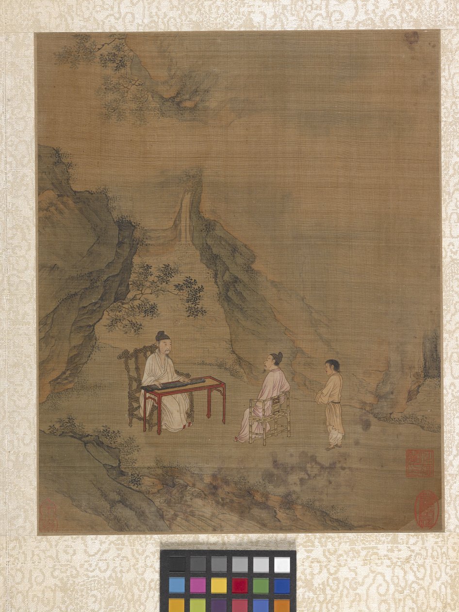 Albüm Bahçe Manzarası (kağıt üzerine mürekkep) by Ying Qiu