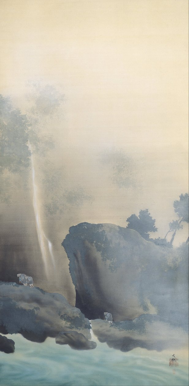 Tekne Çekme by Yokoyama Taikan