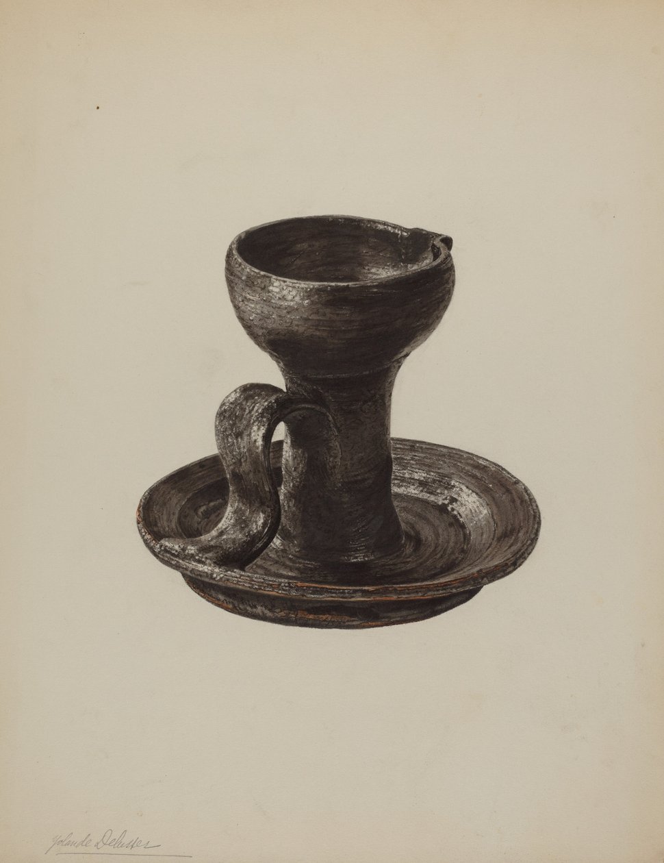 Gres Lambası, c. 1939. by Yolande Delasser