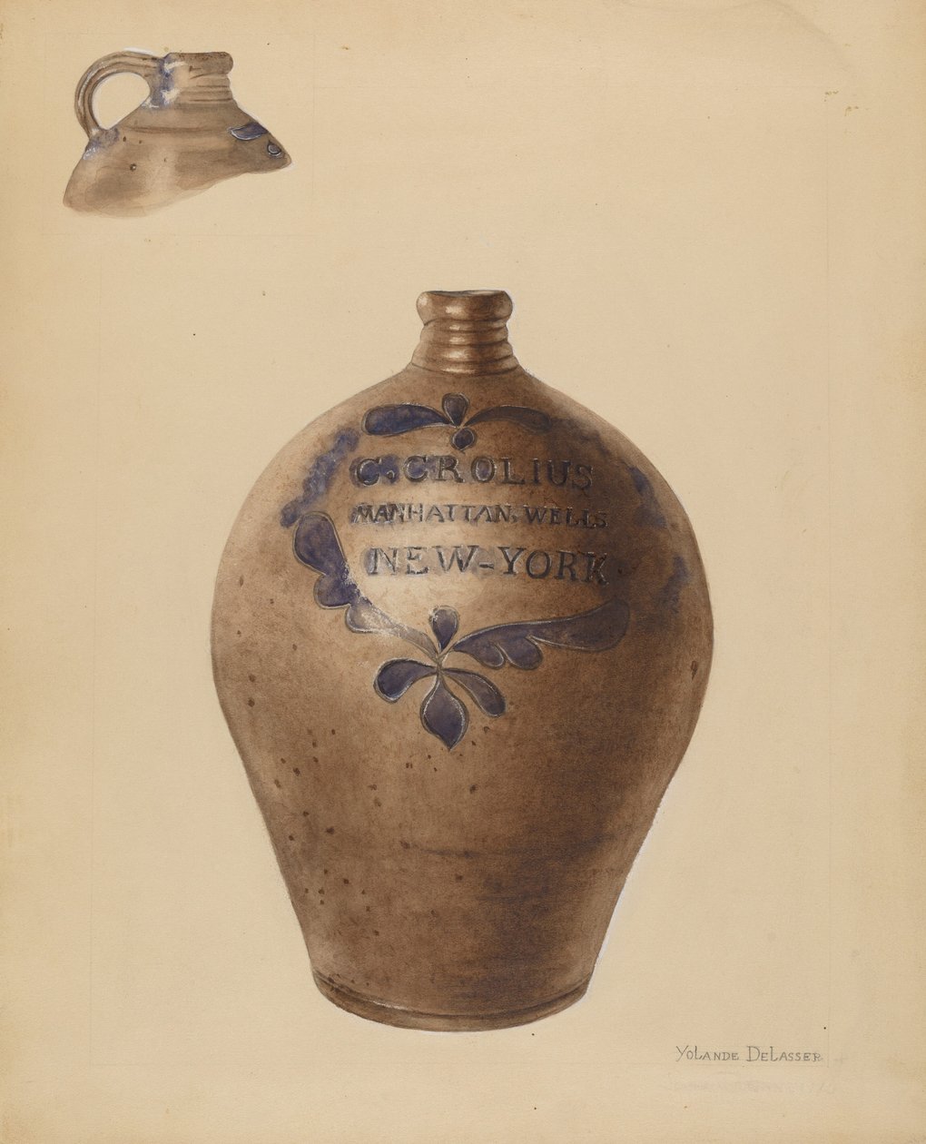 Sürahi, ç. 1936. by Yolande Delasser