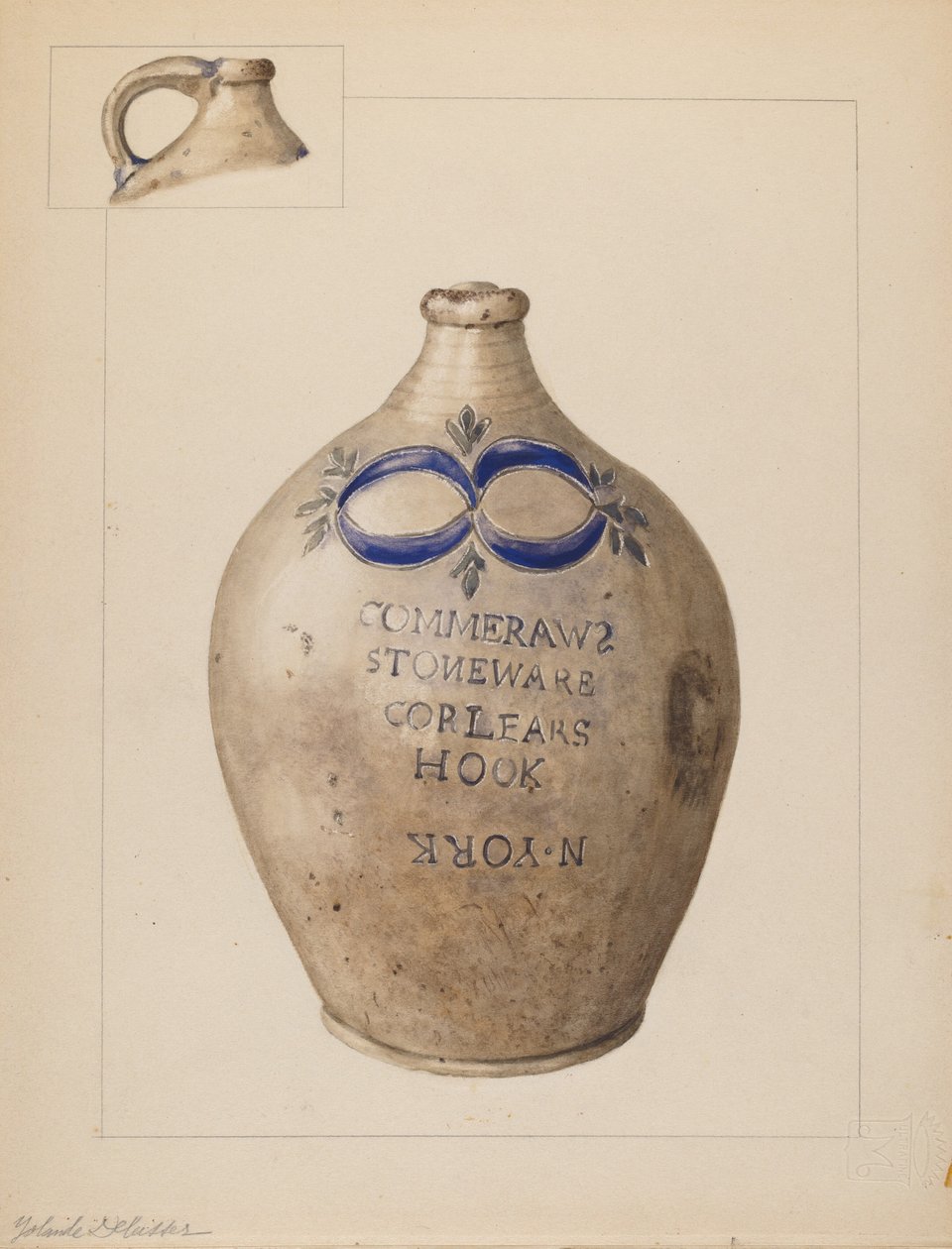 Sürahi, ç. 1937. by Yolande Delasser
